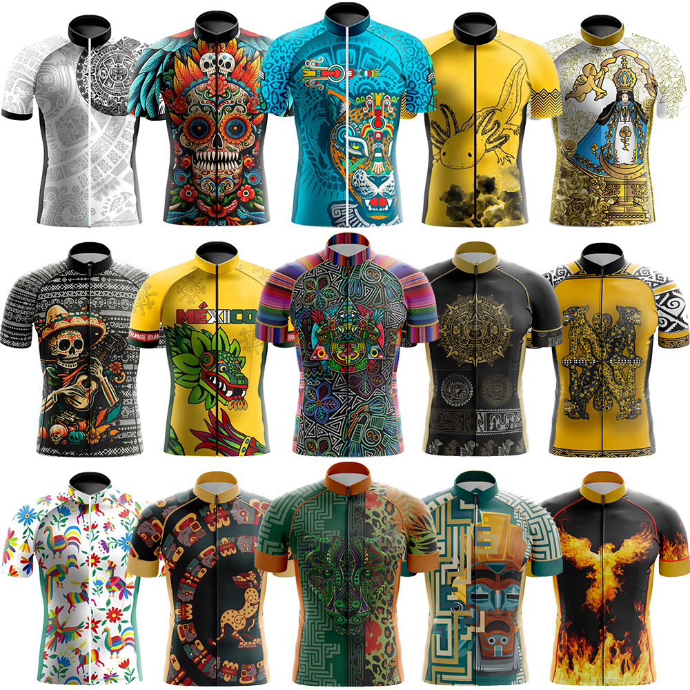 Mountain Biking New Mexico - Mexico Cycling Jersey Men Bike Top