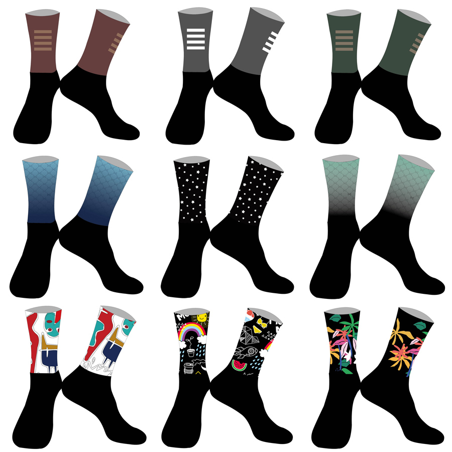 2033 Pro Team Cycling Socks Me - Mountain Biking Socks 评论和价格