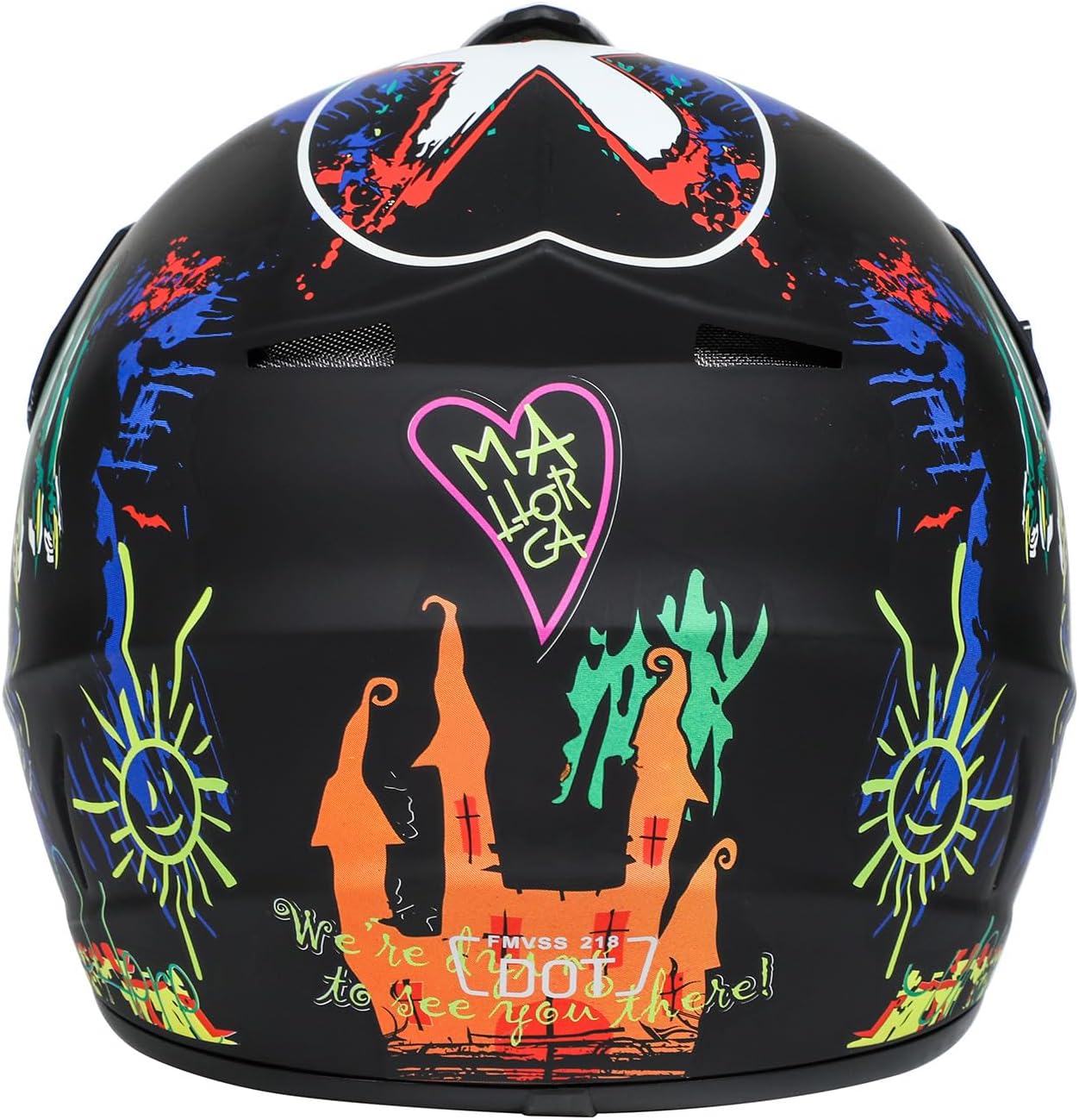 Youth Full-Face Helmet for BMX - Mountain Biking Youth 评论和价格