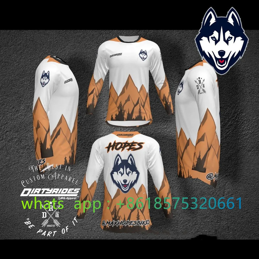Enduro Moto Bicycle Jersey Sle - Mountain Biking Gear For Men 评论和价格