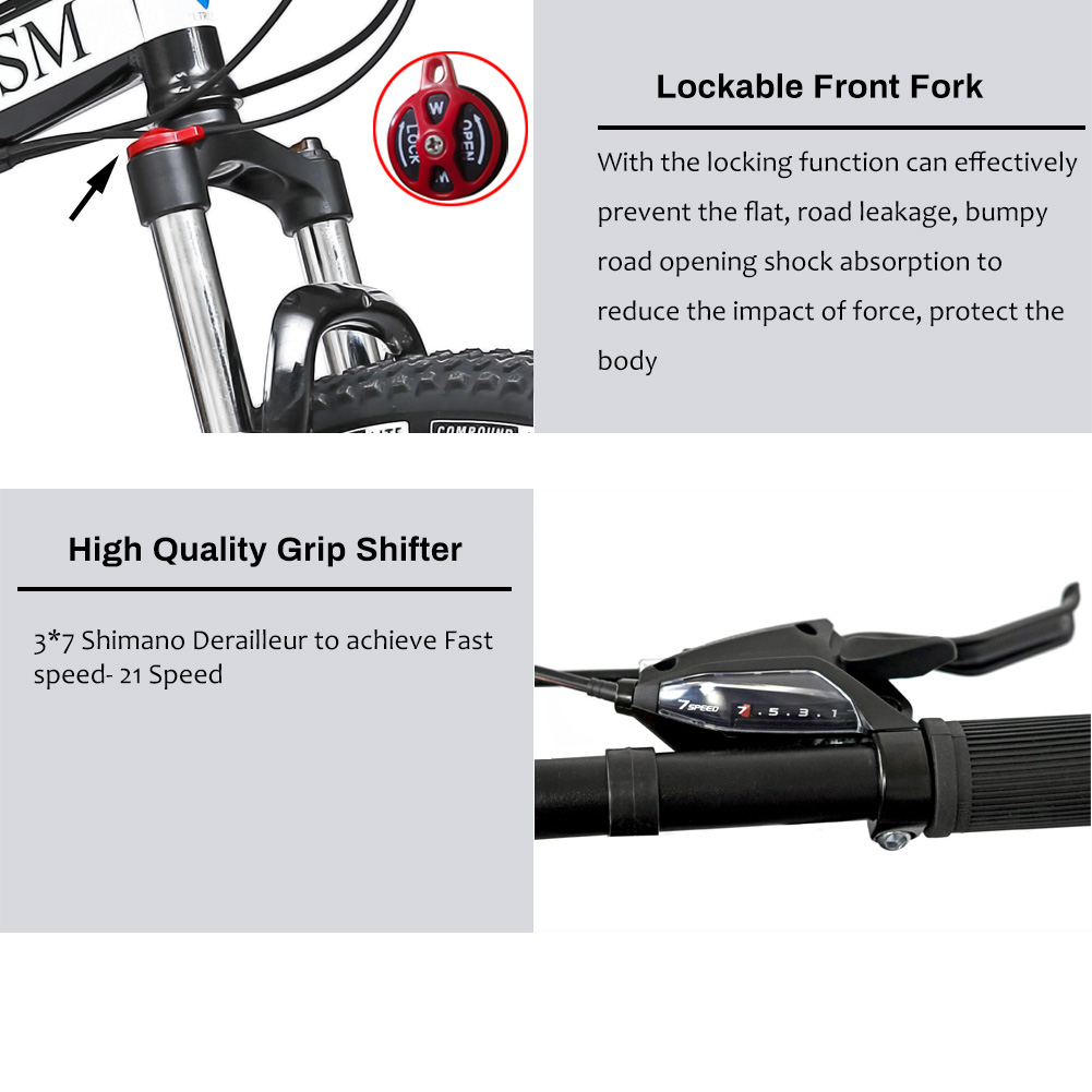 26-Inch Mountain Bike for Men  - Mountain Biking Gear For Men 评论和价格