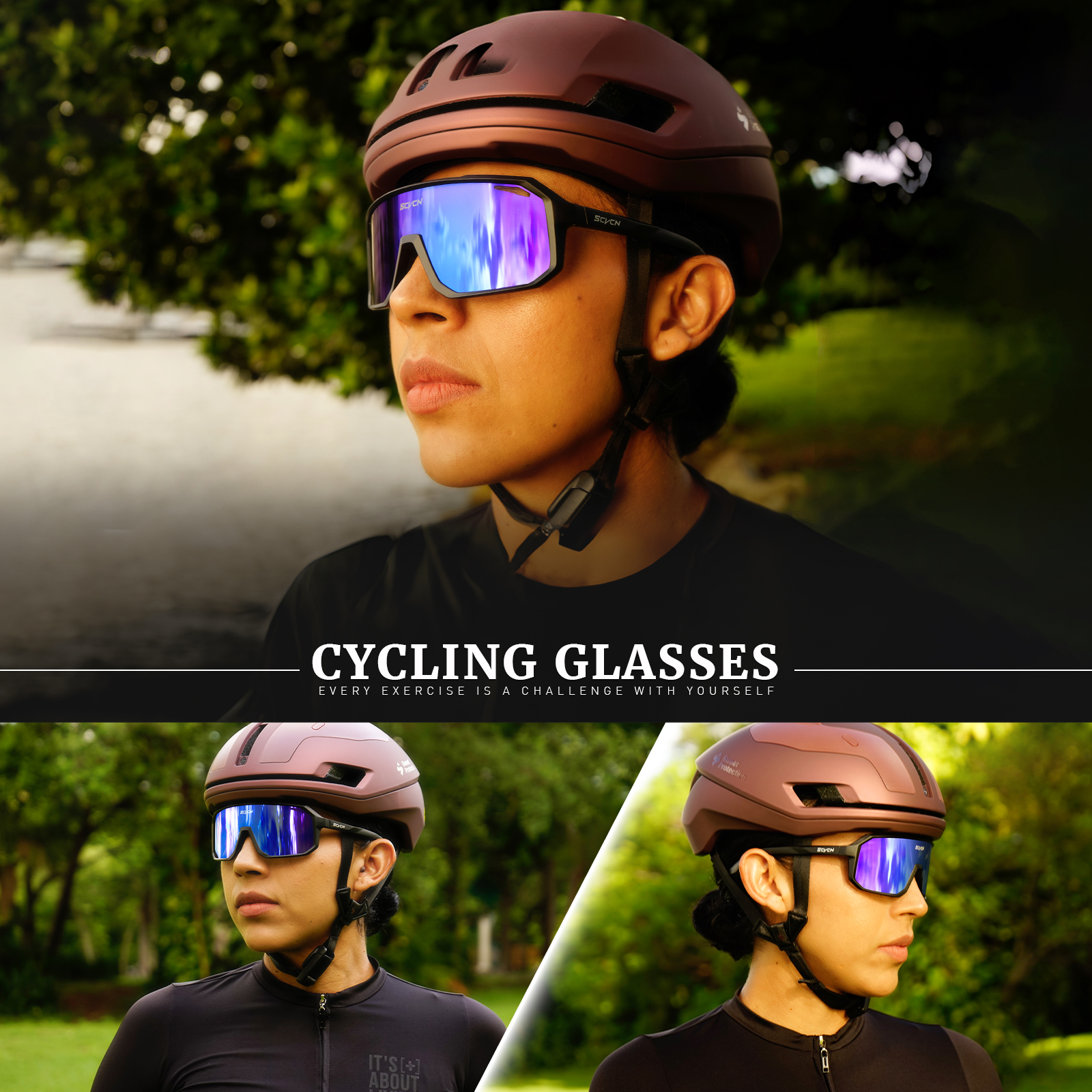 SCVCN Cycling Sunglasses for M - Mountain Biking Camp 评论和价格
