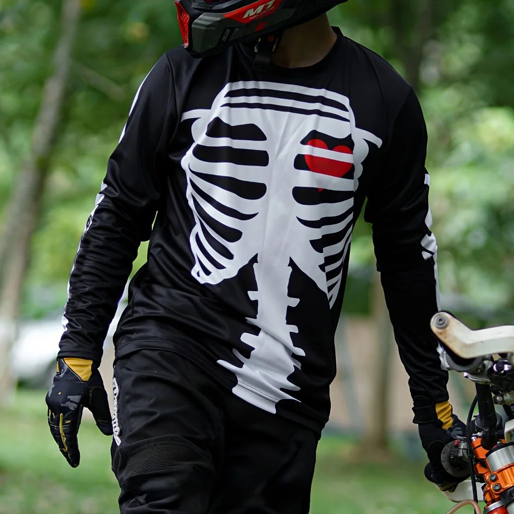 TEENAGERS LONG-SLEEVED T-SHIRT - Mountain Biking Camp 评论和价格