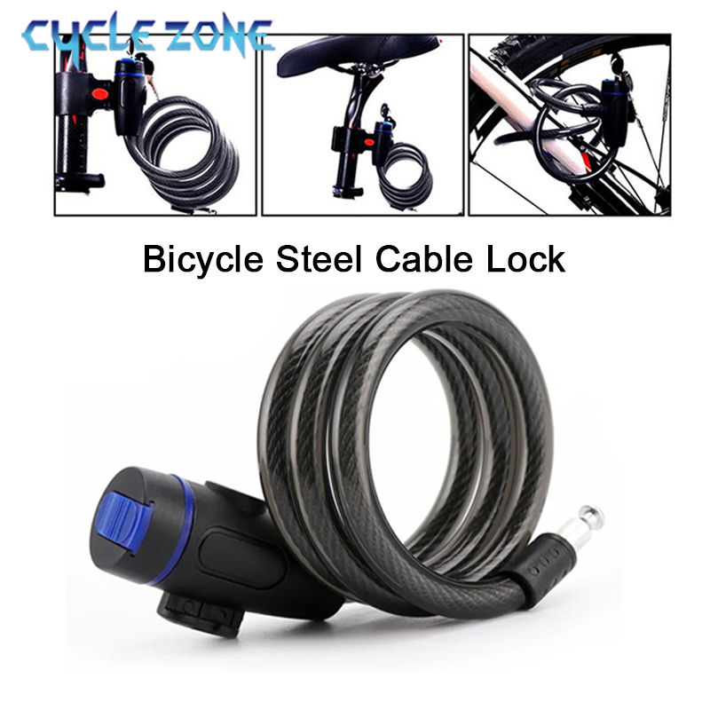 Bike Steel Cable Lock with Mou - Mountain Biking Zone 2 评论和价格