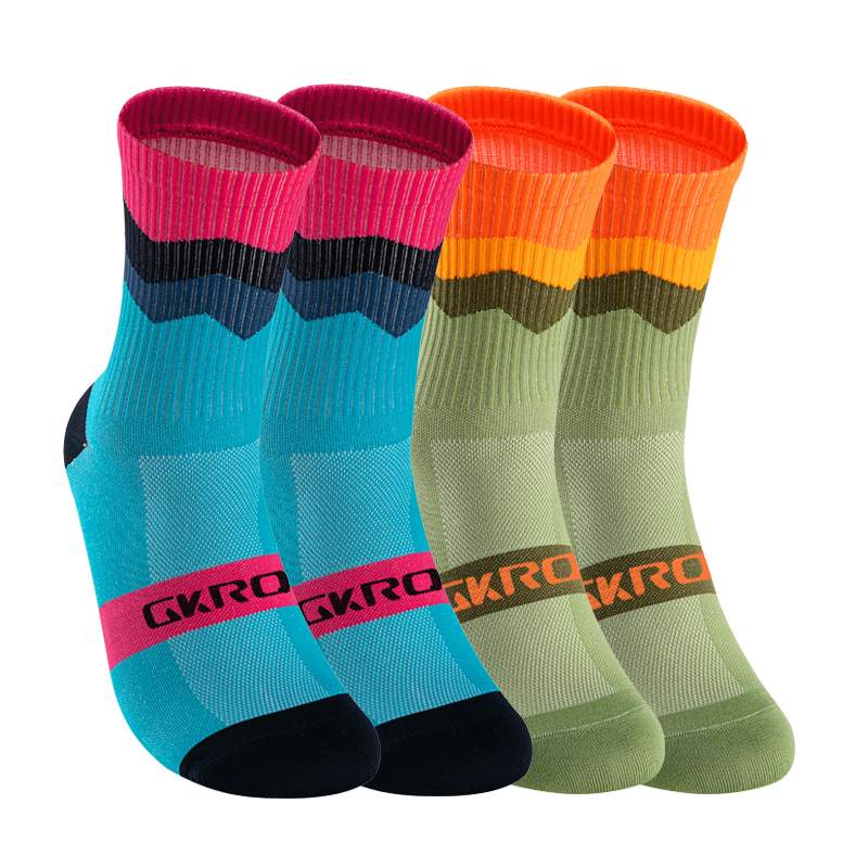 GKRQ 4 Pairs Bike Socks Men Nu - Mountain Biking Socks 评论和价格