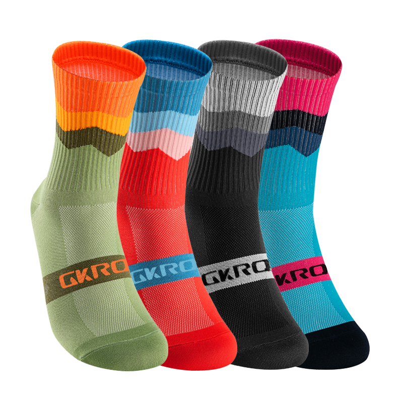 GKRQ 4 Pairs Bike Socks Men Nu - Mountain Biking Socks 评论和价格