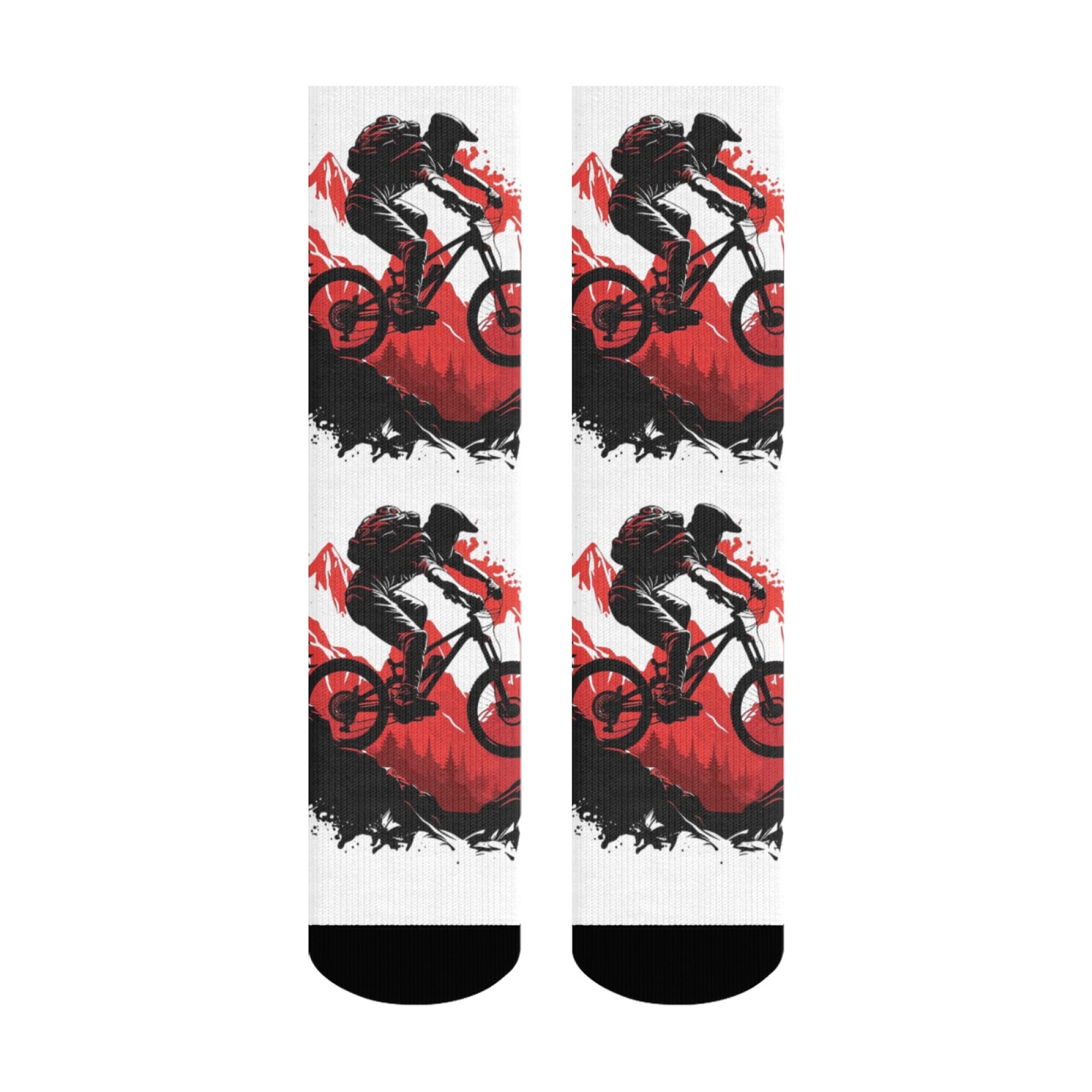 Men's Mountain Biking Printed  - Mountain Biking Socks 评论和价格