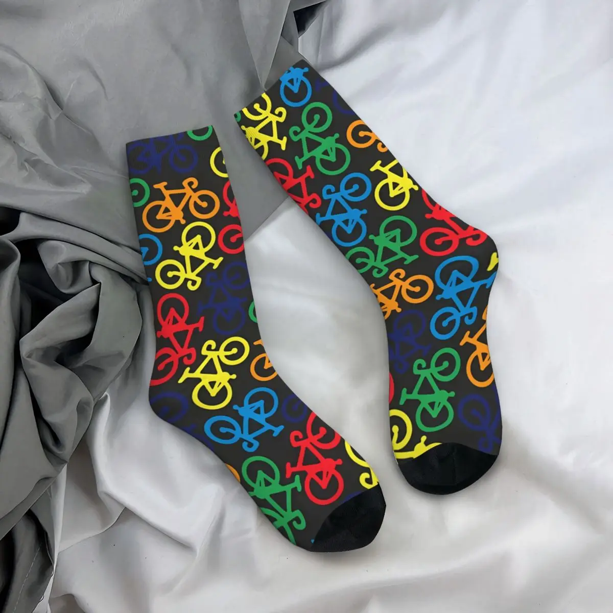 Rainbow Multiple Bikes Crazy M - Mountain Biking Socks 评论和价格
