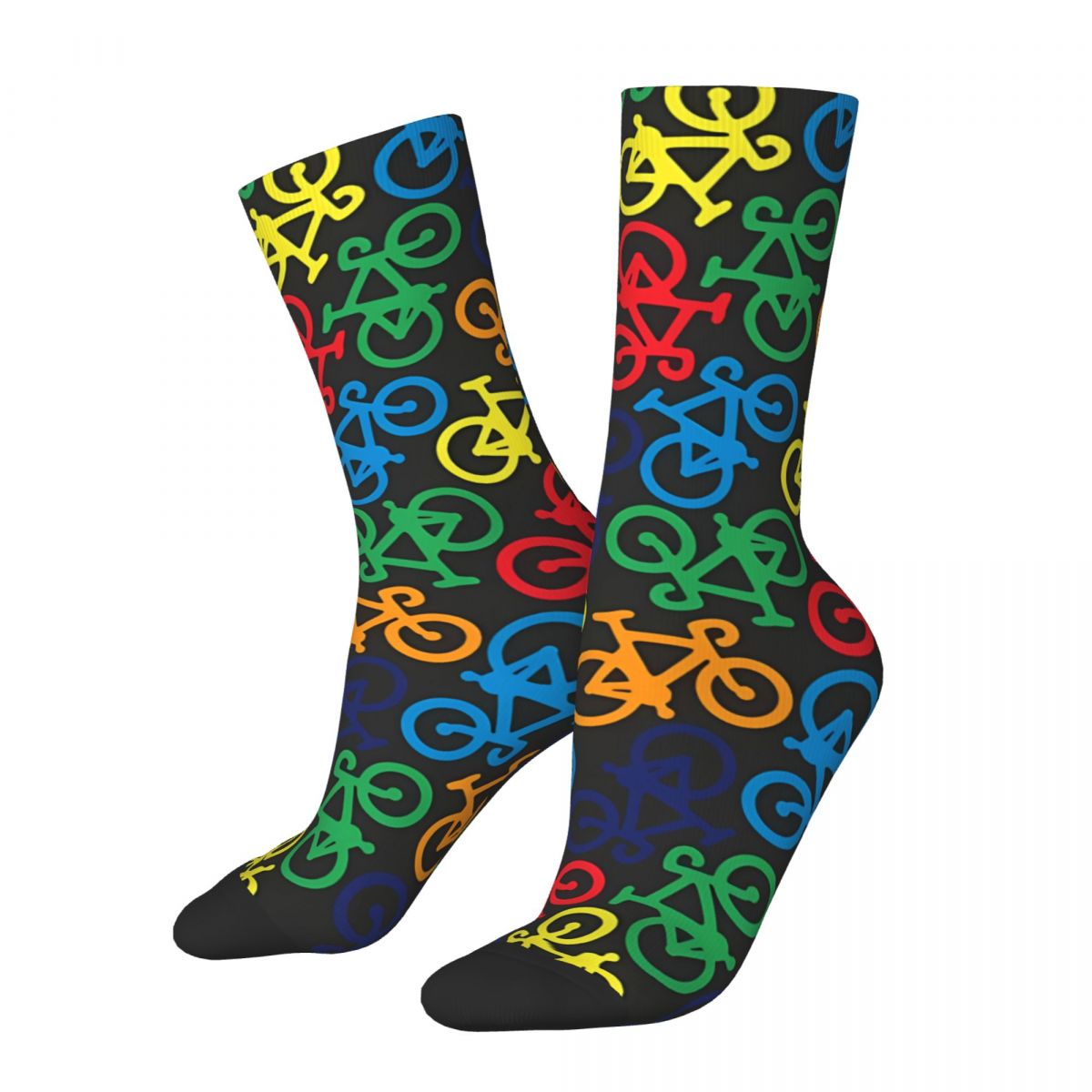Rainbow Multiple Bikes Crazy M - Mountain Biking Socks 评论和价格