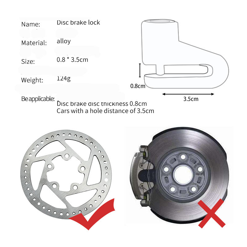 Bicycle Disc Brake Lock Anti T - Mountain Biking Zone 2 评论和价格