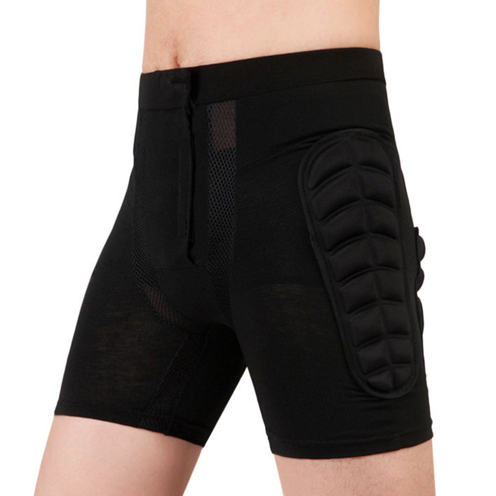 Black Protective Hip Thigh Tai - Mountain Biking Youth 评论和价格