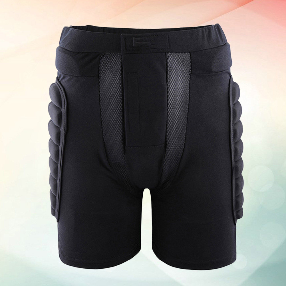 Black Protective Hip Thigh Tai - Mountain Biking Youth 评论和价格