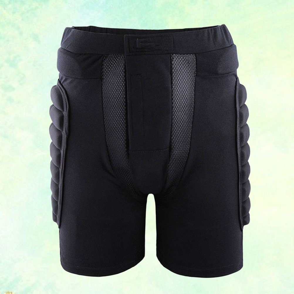 Black Protective Hip Thigh Tai - Mountain Biking Youth 评论和价格