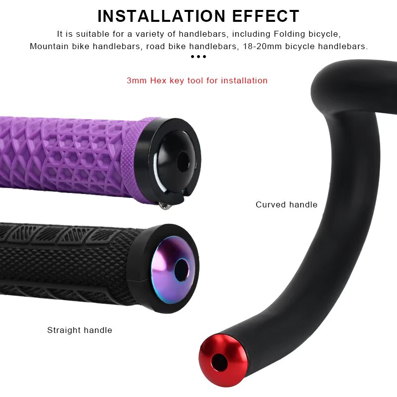 RIDERACE Bicycle Handlebar End - Mountain Biking Hat 评论和价格