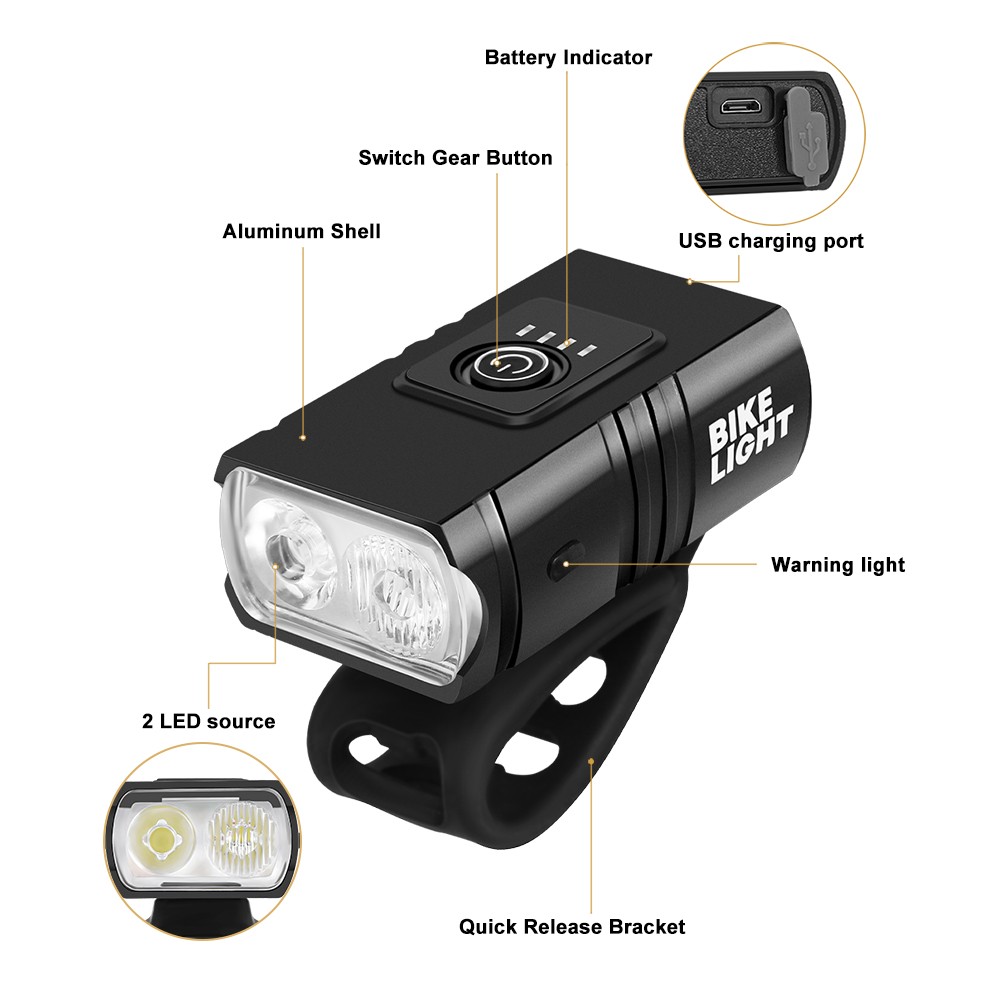 Super Bright Bike Light Set Re - Mountain Biking Zone 2 评论和价格