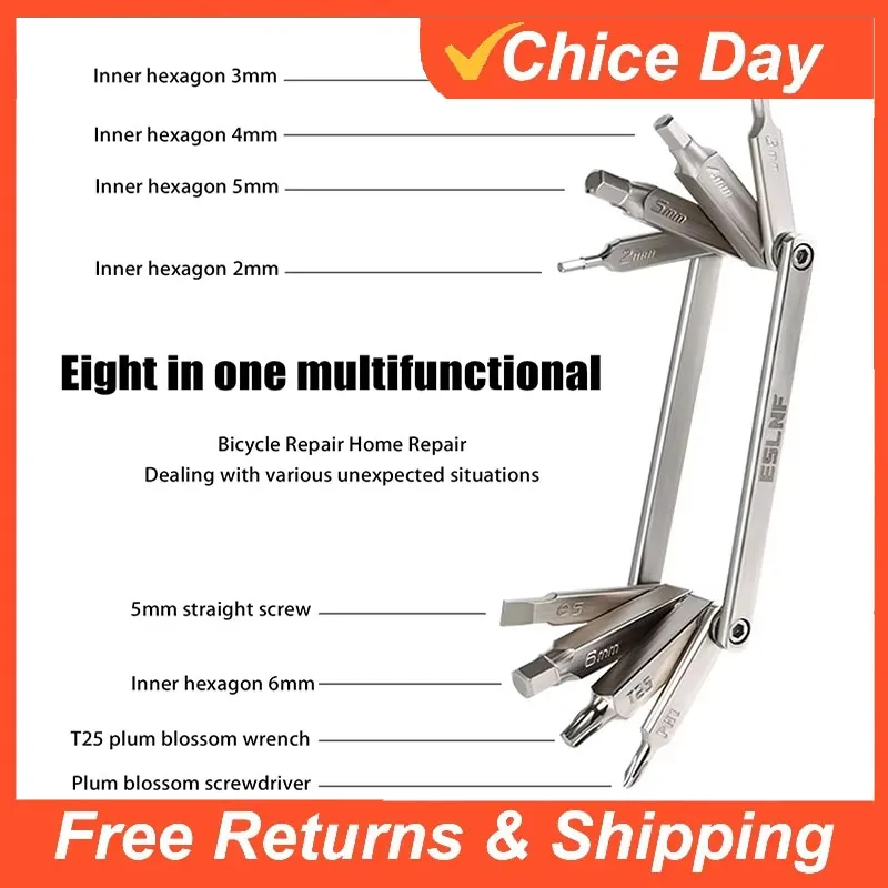 8-in-1 Bicycle Multi-Tool Kit  - Mountain Biking Stuff 评论和价格