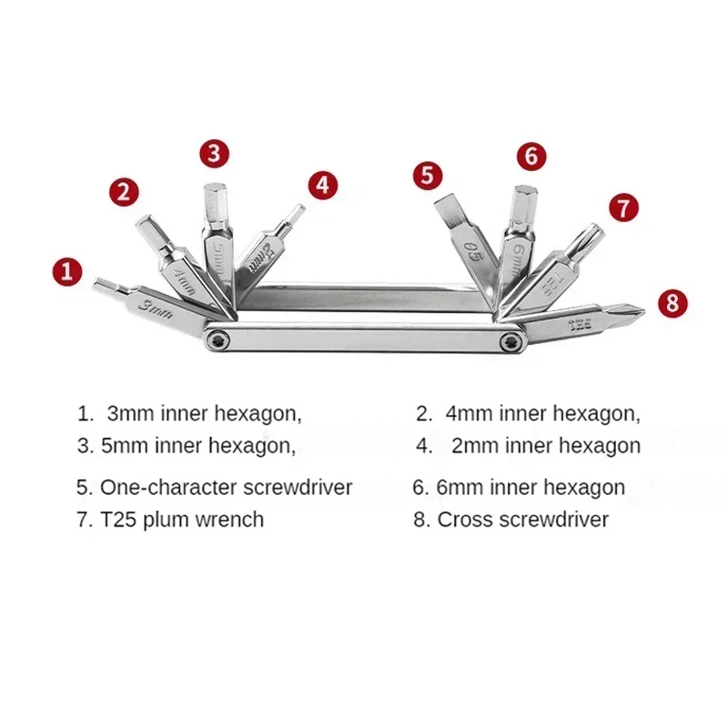 8-in-1 Bicycle Multi-Tool Kit  - Mountain Biking Stuff 评论和价格