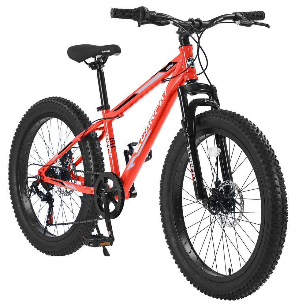 Elecony 24'' Fat Bike Adult/Yo - Mountain Biking Youth 评论和价格